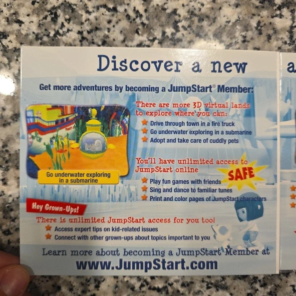 NEW Sealed‎ Jumpstart 3D Virtual World DVD